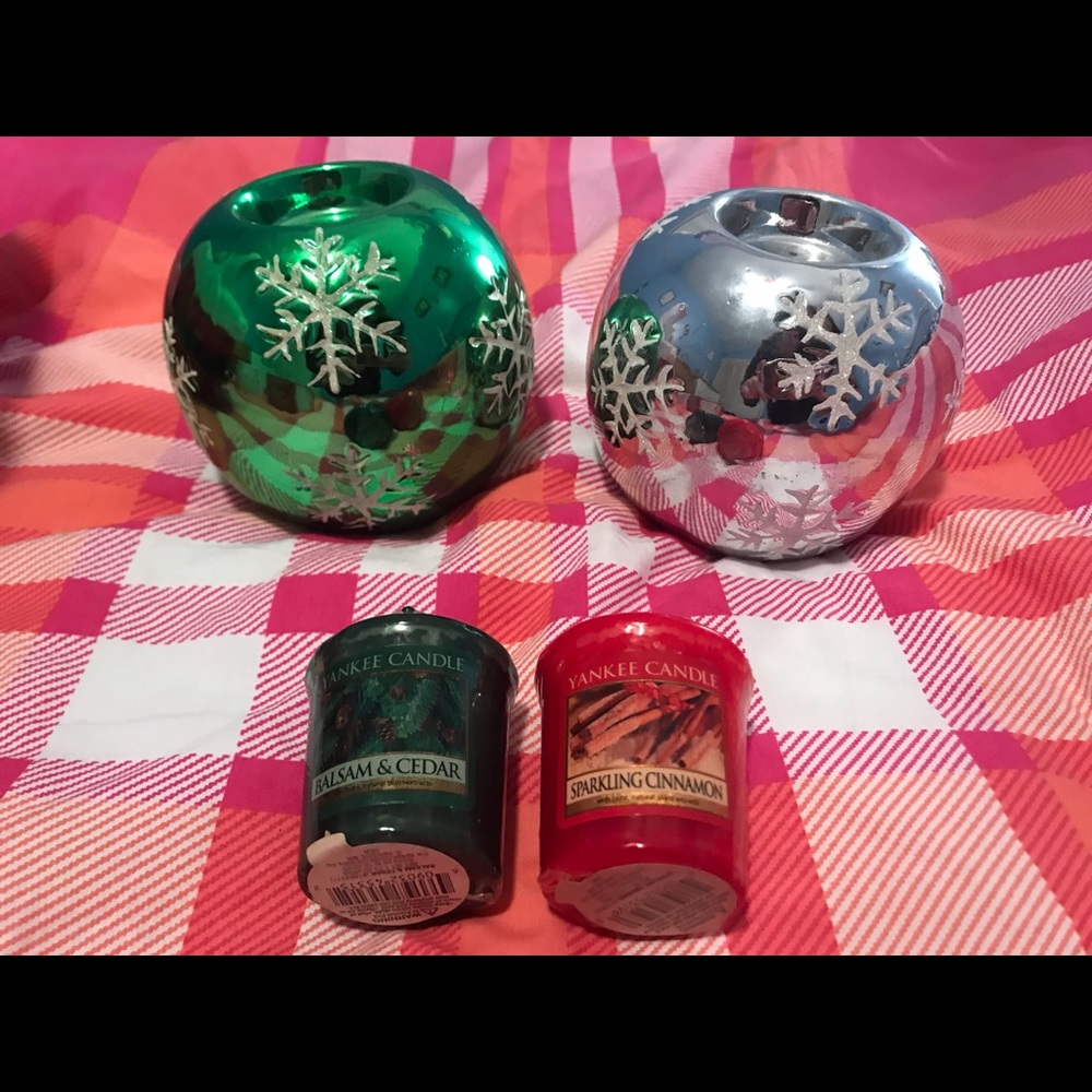 Christmas Candle holders